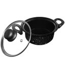 Ver imagem 4 de Panela Esmaltada Com Tampa De Vidro e Alças Laterais 3,2 Litros