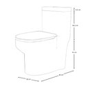 Ver imagem 3 de Vaso Sanitário Monobloco para Banheiro Eva - Fabribam Preto Fosco