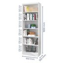 Ver imagem 6 de Livreiro Multiuso Branco Kit com 2 - Fdecor