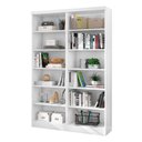 Ver imagem 1 de Livreiro Multiuso Branco Kit com 2 - Fdecor