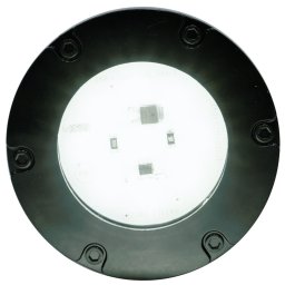 Mini Refletor LED Decorativo Econômico - Base Preta 6500K - Transparente - 110V - 1