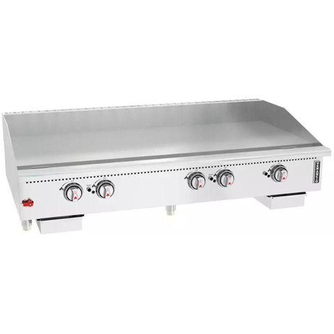 Chapa Manual a Gás G60CT60GN 5 Queimadores 25mm Aço Inox Venâncio