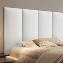 Ver imagem 2 de Cabeceira Modular Sonho 20x60 Em Corino Branco