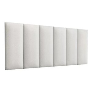 Cabeceira Modular Sonho 20x60 Em Corino Branco