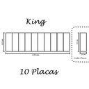 Ver imagem 6 de Cabeceira Modular Sonho 20x60 Em Corino Branco