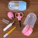 Ver imagem 5 de Kit Cuidado com As Unhas 4 Peças com Estojo para Bebês Azul