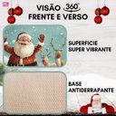Ver imagem 2 de Tapete Natalino 40x60 Capacho Papai Noel Renas Antiderrapante