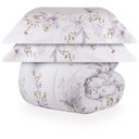 Ver imagem 2 de Edredom Queen com Fronhas 300 Fios Orquídea - Naturalle Fashion Estampado