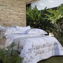 Ver imagem 3 de Edredom Queen com Fronhas 300 Fios Orquídea - Naturalle Fashion Estampado
