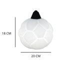 Ver imagem 4 de Luminária Pendente Vidro Redondo Opalino