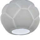Ver imagem 2 de Luminária Pendente Vidro Redondo Opalino