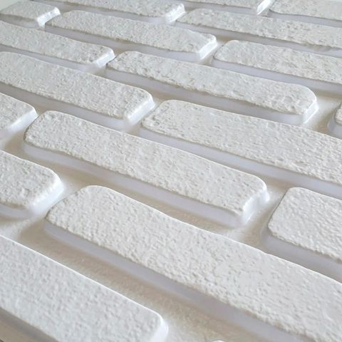 Kit com 90 Placa 3d Autocolante Revestimento Parede Tetos 3m Tijolo Rústico