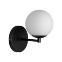 Ver imagem 1 de Arandela Luminária Cristal Globo 10 Cm Moderno Preto 009