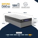 Ver imagem 3 de Cama Box + Colchão Gazin de Espuma D60 Double Face Force Up Solteiro 88 cm