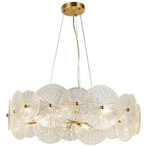 Pendente Medea Dourado 60cm 12xg9 40w - Jo012s - Bella
