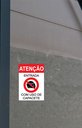 Ver imagem 2 de Placa - Não entre de Capacete - 20cm X 15cm