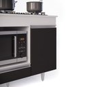 Ver imagem 4 de Balcão Multiuso Para Cooktop 4 Bocas Georgia Branco/preto
