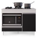 Ver imagem 2 de Balcão Multiuso Para Cooktop 4 Bocas Georgia Branco/preto