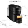 Cafeteira de Cápsula, Vertuo Pop Nespresso Preto com Aeroccino - 220 Volts - 5