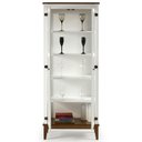 Ver imagem 2 de Cristaleira Remy Branca 2 Portas Base Amendoa 180 Cm - 58751