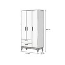 Ver imagem 5 de Jogo de Quarto para Bebe Completo 3 Portas Flip Branco com Savana