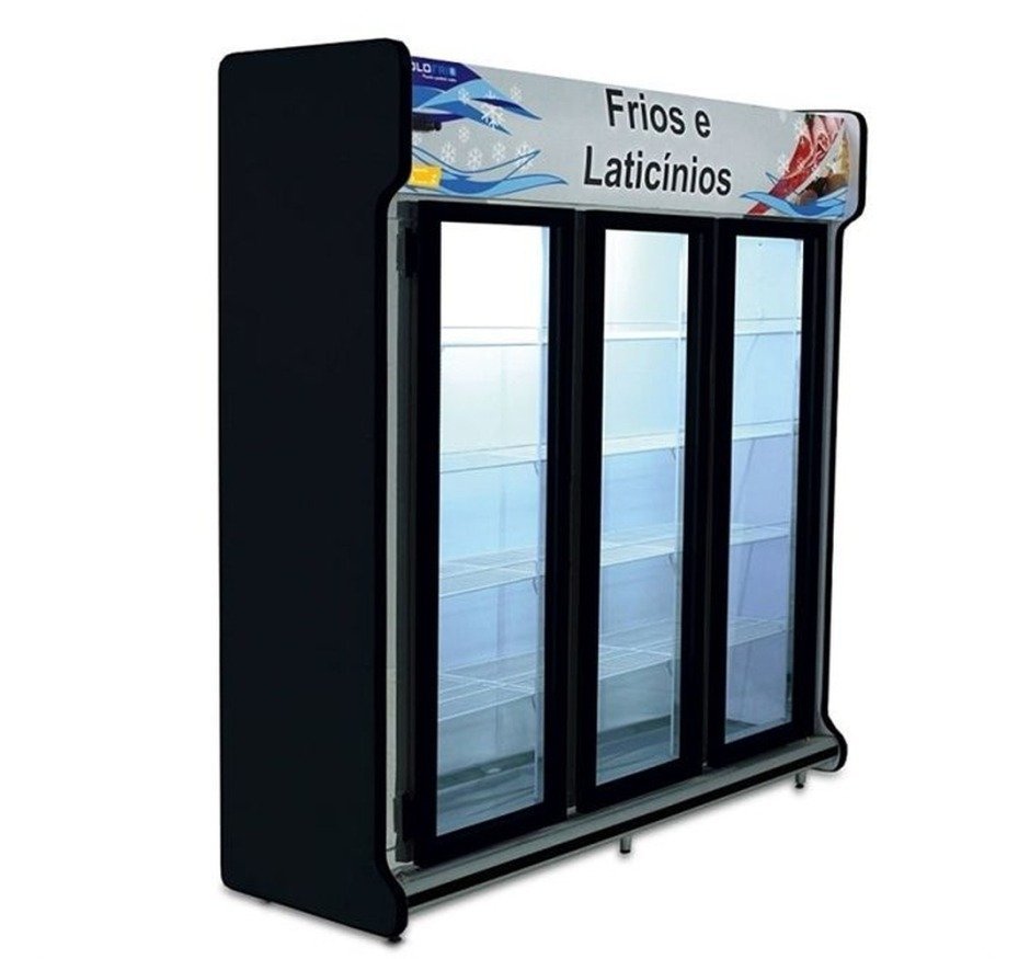 Expositor Refrigerado Auto Serviço Polofrio 2,00m 3 Portas 2153-220v - 1