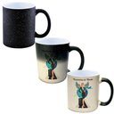 Ver imagem 1 de Caneca Mágica Glitter Muda de Cor Y2 Profissões Comissaria de Bordo