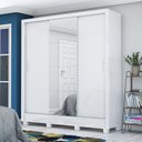Ver imagem 3 de Guarda Roupa Santiago Plus 3 Portas de Correr 3 Gavetas e Espelho