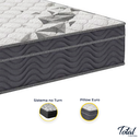 Ver imagem 4 de Cama Box Baú Viúvo Bege e Colchão Airtech 100 D33 Ortobom