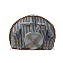 Ver imagem 4 de Cesta para Piquenique Vime 24 Peças Life Marks Spring