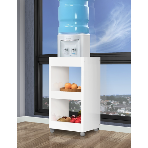 Fruteira três prateleiras - Suporte p/ filtro (com rodizios)