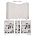 Ver imagem 4 de Guarda-Roupa de Canto Modulado com Pés 9 Portas 4 Gavetas França