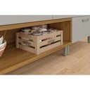 Ver imagem 6 de Cozinha Modulada Completa 5pçs 1 Armário 2 Balcões 2 Paneleiros C5p22 Freijo/off White Nesher