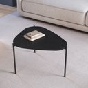 Ver imagem 1 de Mesa de Centro Orgânica 58,5cm Pé Metal 28015 Artesano