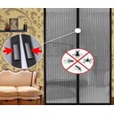 Ver imagem 2 de Cortina Antimosquitos Mosquiteiro Tela Protetora para Insetos