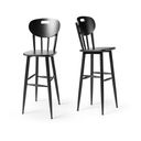 Ver imagem 2 de Cadeira de Madeira Torneada 83cm Cor Preta