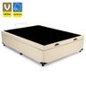 Cama Box Baú Viúva Sintético Bege Emth 128x188x40 - 2