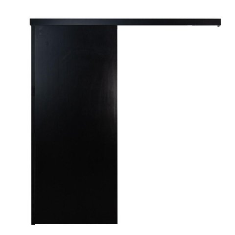 Porta de Correr Laqueada Preta 210x100