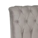Ver imagem 3 de Cabeceira para Cama box Bom Pastor Sofistic Estofada Veludo Luxo Solteiro Creme