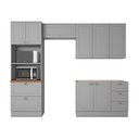 Ver imagem 4 de Cozinha Compacta 4 Peças com Paneleiro Torre Quente Amy Casa 812