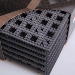 Kapazi Piso Modular Acqua Kap 30cm X 30cm Cinza - Kit C/6 Peças - 2