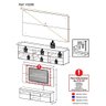 Rack Com Painel Tv 65" Suspenso Flórida Multimóveis V3299 Preto Preto - 5