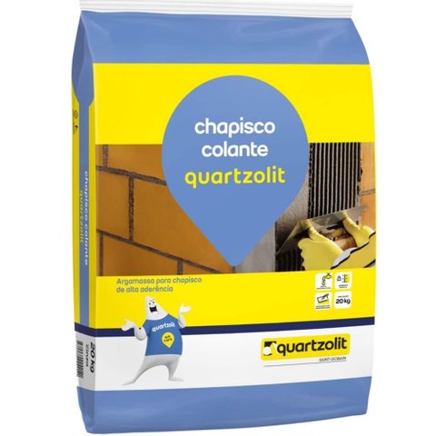 Chapisco Colante 20 Kilos - 0030.00001.0020pl - Quartzolit Chapisco Colante 20kg Quartzolit
