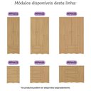 Ver imagem 7 de Quarto de Bebê Completo Berço Americano 3 em 1 Colchão Realeza Multimóveis Mp4603 Madeirado