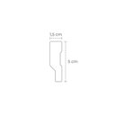 Ver imagem 4 de Rodapé Poliestireno Branco Liso 05cm x 15mm x 2,40 m Nfr