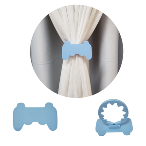 Prendedor de Cortina "controle Vídeo Game" (kit com 2):azull