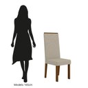Ver imagem 6 de Conjunto Sala de Jantar 4 Cadeiras Livia Off White Âmbar/Off