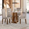 Conjunto Sala de Jantar 4 Cadeiras Livia - 9