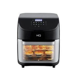Fritadeira sem Óleo Airfryer Oven Hq 5 em 1 12 Litros Digital com Visor Preta Hq-afo12ldvg