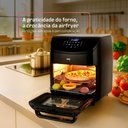 Ver imagem 5 de Fritadeira sem Óleo Airfryer Oven Hq 5 em 1 12 Litros Digital com Visor Preta Hq-afo12ldvg